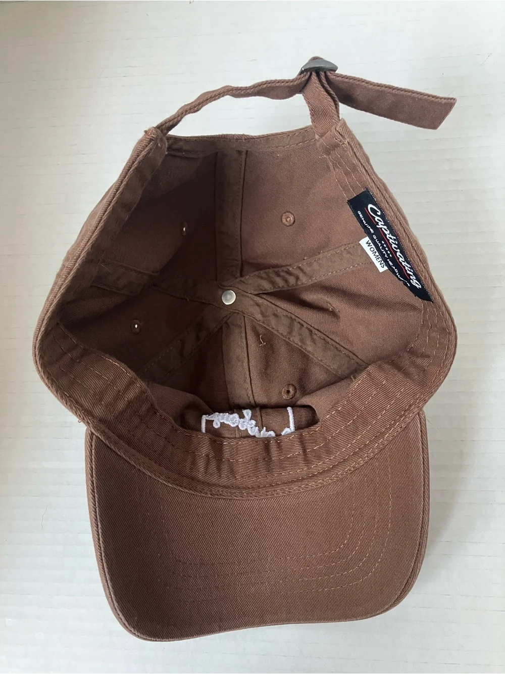 Wyoming Cowboys Embroidered Brown Baseball Cap Adjust Clip University UW Laramie